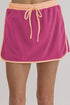 'Beryl' Round Neck Top and Skort Set - Celes Fashion